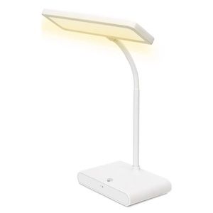 Dimmable LED Desk Lamp Battery Operated w/ USB Charging Port
